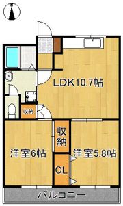 グローハイツIの間取り画像