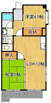 メゾーンイワタテの間取り画像