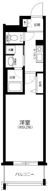 デュオ・スカーラ関内の間取り画像