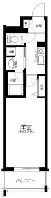 デュオ・スカーラ関内の間取り画像