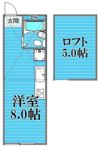アップルハウス弘明寺2の間取り画像