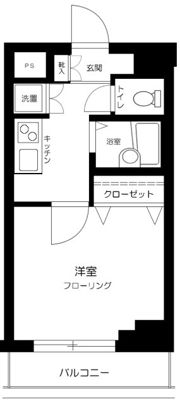 アデッソ新宿若松町の間取り画像