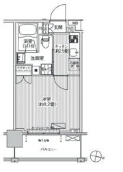 コスモグランス南品川の間取り画像