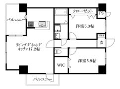 メイフェアコエックスプレミアムの間取り画像