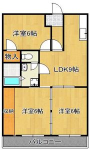 シティフォレスト海老津の間取り画像