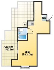 コーポ高田の間取り画像