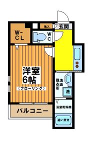 パピオンウエストの間取り画像
