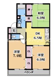 ミモザの間取り画像