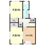 パールハイツの間取り画像