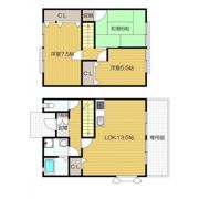 サンビレッジ桜丘 Bの間取り画像