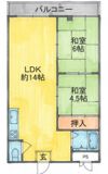メゾン大和枚岡の間取り画像