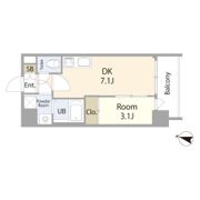 SDグランツ三宮イーストフロントの間取り画像