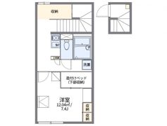 レオパレスプラムヴィラ2の間取り画像