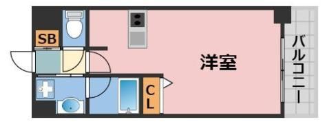 アスヴェル心斎橋東ステーションフロントの間取り画像