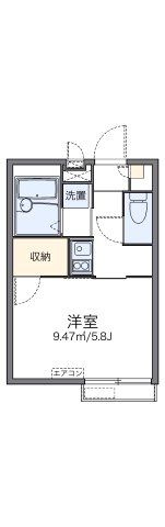 レオパレスヴィラ ゼルコバの間取り画像