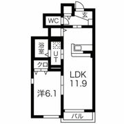 ヴィラージュ新田Ⅱの間取り画像