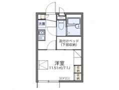 レオパレスクレールの間取り画像