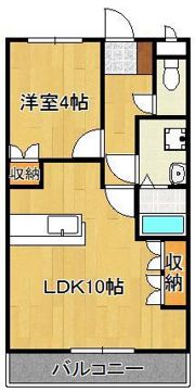 コクショウMの間取り画像