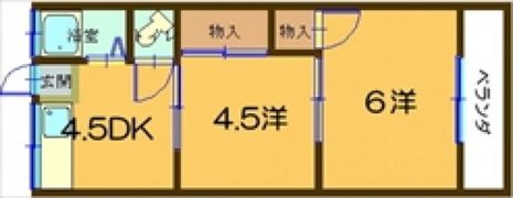 旭ヶ丘ビルの間取り画像