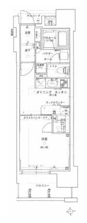 グローベルザ・スイート上野の間取り画像