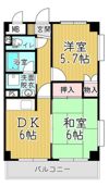 第2芦原マンションの間取り画像