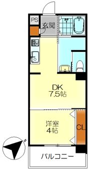 POTHOS呉三条の間取り画像