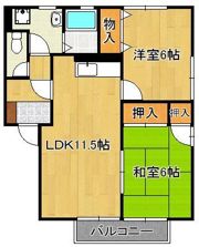 アルカンシェル C棟の間取り画像