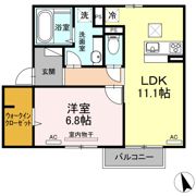 セジュールウィット沖代町の間取り画像