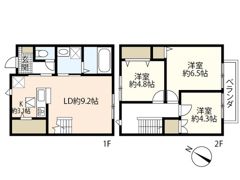ハイツAの間取り画像