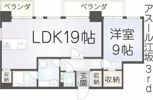 アスール江坂3rdの間取り画像