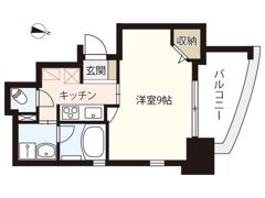 ヴィラ博丈(ヒロタケ)的場町の間取り画像
