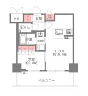 ファインレジデンス福島海老江の間取り画像