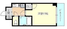 メリーパレスの間取り画像