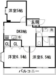 グリーンヒルの間取り画像