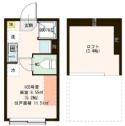 ラナニニプレイス中野の間取り画像