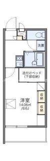レオパレスCartier勅使Kの間取り画像