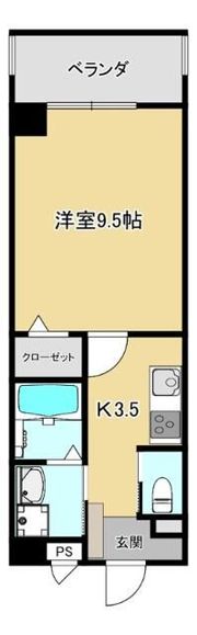 ソルシェールNAGATAの間取り画像