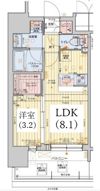 レオンコンフォート神戸山手通の間取り画像