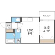 セレニティ勝山北の間取り画像