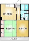 森ハイツの間取り画像