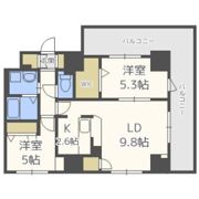 グランルージュ谷町六丁目の間取り画像