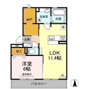 50th古川西 B棟の間取り画像