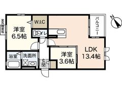 Brancourt D棟の間取り画像