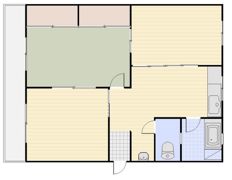 大原マンションの間取り画像