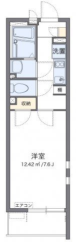 クレイノセジュール中原の間取り画像