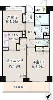 シェルクレール大森の間取り画像