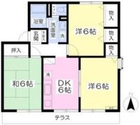 セジュールフジAの間取り画像