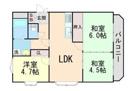 ベルレーブ本山の間取り画像