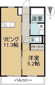 イデアーレ中庄Bの間取り画像