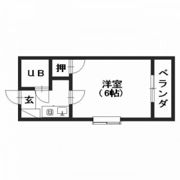 カームマンションの間取り画像